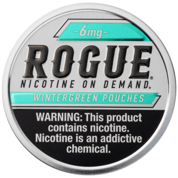 Rogue Wintergreen 6mg Slim Dry Strong Nicotine Pouches