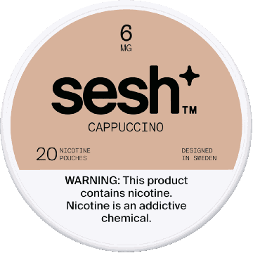 Sesh+ Cappuccino 6mg Nicotine Pouches