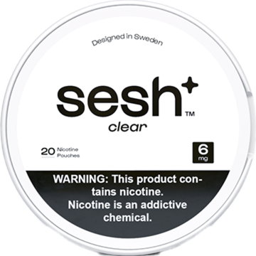 Sesh+ Clear 6mg Nicotine Pouches