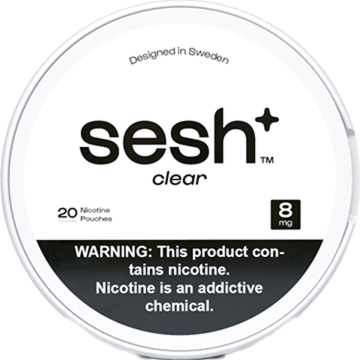 Sesh+ Clear 8mg Nicotine Pouches