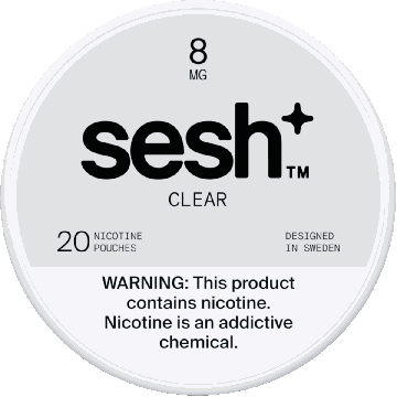 Sesh+ Clear 8mg Nicotine Pouches