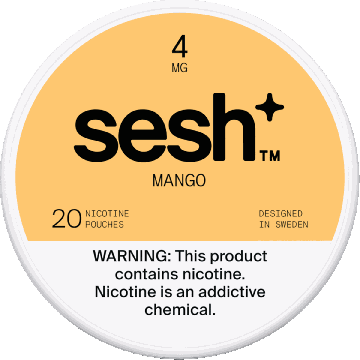 Sesh+ Mango 4mg Nicotine Pouches