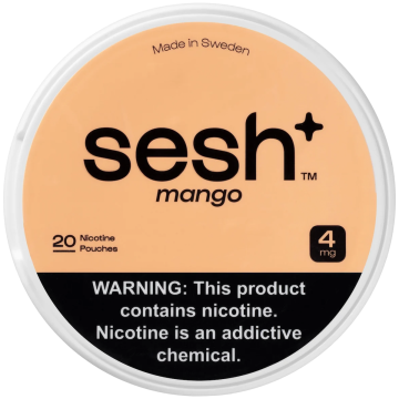 Sesh+ Mango 4mg Nicotine Pouches