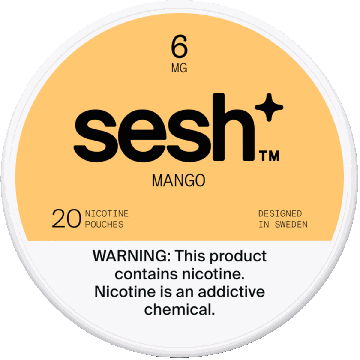 Sesh+ Mango 6mg Nicotine Pouches