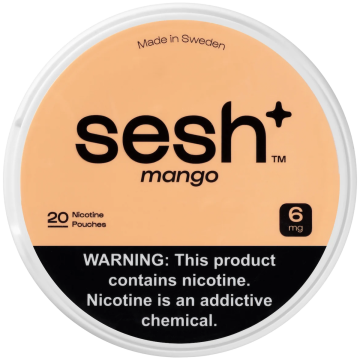Sesh+ Mango 6mg Nicotine Pouches