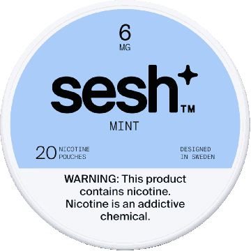 Sesh+ Mint 6mg Nicotine Pouches