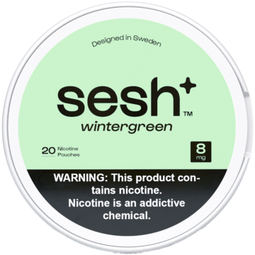 Sesh+ Wintergreen 8mg Nicotine Pouches
