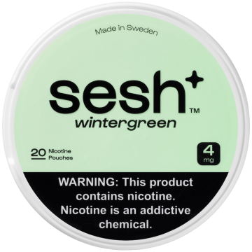 Sesh+ Wintergreen 4mg Nicotine Pouches