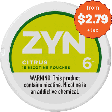 ZYN 6mg Citrus White Mini Portion