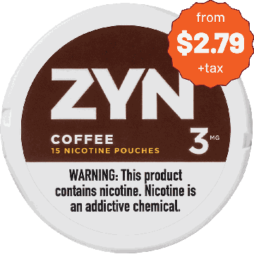 ZYN 3mg Coffee White Mini Portion