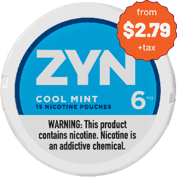 ZYN 6mg Cool Mint White Mini Portion