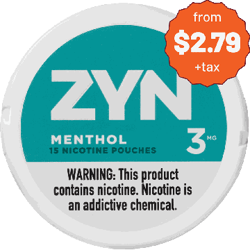 ZYN Menthol 3mg