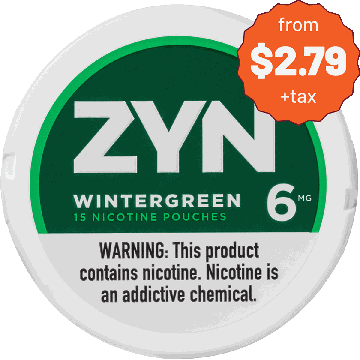 ZYN 6mg Wintergreen White Mini Portion