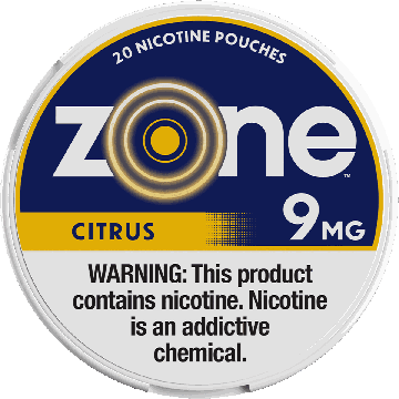 zone Citrus 9mg Nicotine Pouches