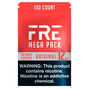 FRE Original Mega Pack 12MG Nicotine Pouches - Bundle