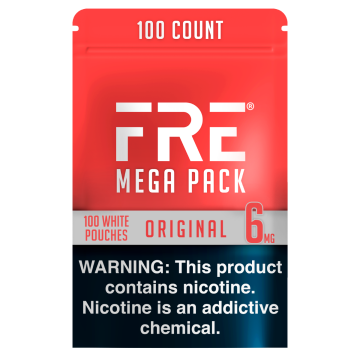 FRE Original Mega Pack 6MG Nicotine Pouches - Bundle