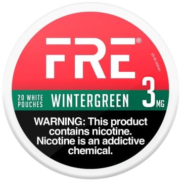 FRE Wintergreen 3MG Nicotine Pouches