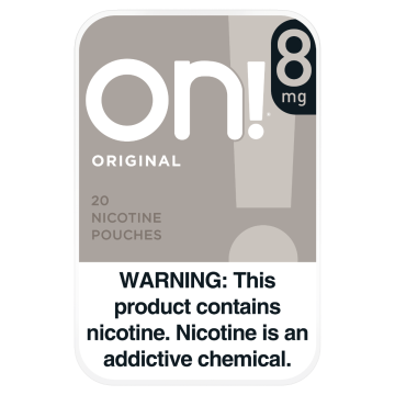on! Original 8mg Dry White Mini