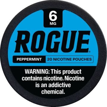 Rogue 6MG Peppermint Slim Dry Strong Nicotine Pouches