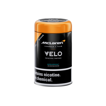 Velo x McLaren Formula 1 Limited Edition Tin - Spearmint 7mg - Bundled