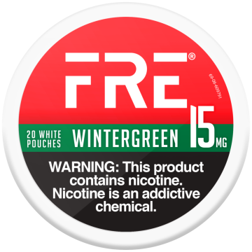 FRE Wintergreen 15MG Nicotine Pouches