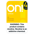 on! Citrus 4mg Dry White Mini