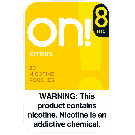 on! Citrus 8mg Dry White Mini