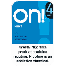 On! 4MG Mint Mini Dry Nicotine Pouches