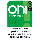 on! Wintergreen 8mg Dry White Mini