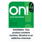 On! 4MG Wintergreen Mini Dry Nicotine Pouches