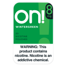 on! Wintergreen 8mg Dry White Mini