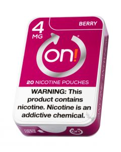 on! Berry 4mg Dry White Mini