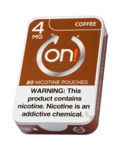 on! Coffee 4mg Dry White Mini