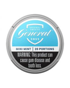 General Dry Mint Mini White Portion Snus