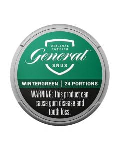 General Wintergreen White Portion Snus