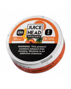 Juice Head Pouches Peach Pineapple Mint 6MG