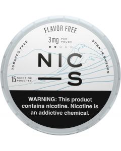 NIC-S Flavor Free 3MG
