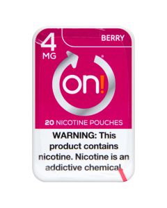 on! Berry 4mg Dry White Mini