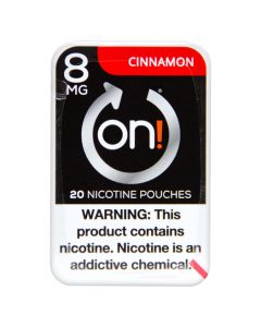 on! Cinnamon 8mg Dry White Mini