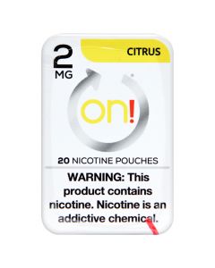 on! Citrus 2mg Dry White Mini