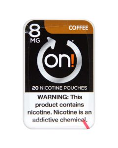 on! Coffee 8mg Dry White Mini