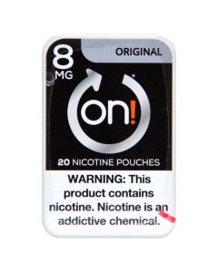 on! Original 8mg Dry White Mini