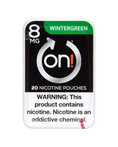 on! Wintergreen 8mg Dry White Mini