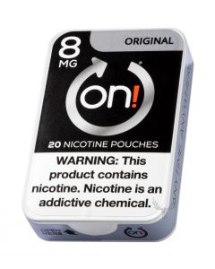 on! Original 8mg Dry White Mini
