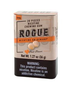 Rogue Fruit Flavor 4mg, Nicotine Chewing gum