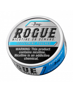 Rogue Peppermint 3mg, All White Nicotine Pouches