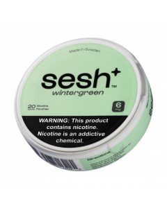 Sesh+ Wintergreen 6mg Nicotine Pouches