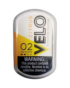 Velo Citrus, 2mg, Slim All White Pouches