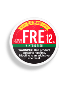 FRE Wintergreen 12MG $1 off Nicotine Pouches
