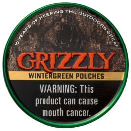 Order Grizzly Wintergreen .82oz Original Pouches Northerner US